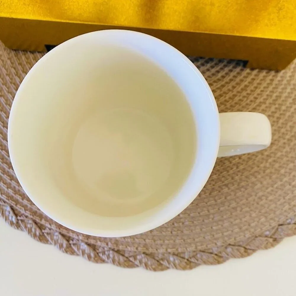 2014 Starbucks White with Red Fireworks Mug